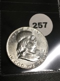 1957 Franklin Half Dollar