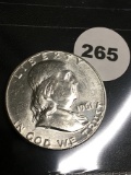 1961 Franklin Half Dollar