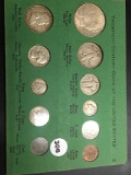 11pc Century Coins