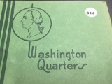 Book of 21 Silver Washington Quarters