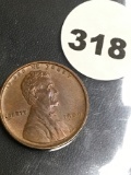 1909 VDB Wheat Cents