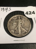 1919-S Walking Liberty Half