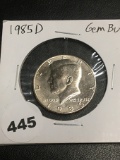 1985-D Kennedy Half