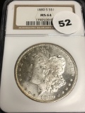 1880-S Morgan Dollar MS64