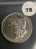 1891-CC Morgan Dollar AU