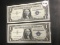 Lot of 2: 1957, 1957-A Silver Certificates