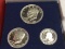 1776-1976 Silver Proof 3 Coin Set in Mint Box