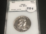 1957 Franklin Half Dollar PR66