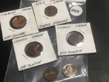 (6) Mint Error Lincoln Cents