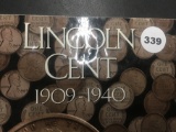 Partial Book 1909- Lincoln Cents (29 Coins)