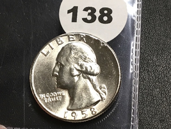1958 Washington Quarter, High Quality