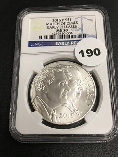 2015-P $1 March of Dimes Early Releases NGC MS70