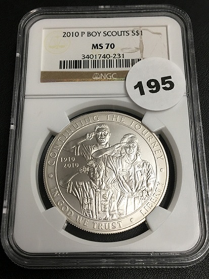 2010-P Boy Scout NGC MS70