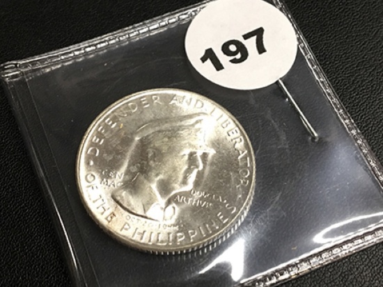 1947-S MacArthur Comm. Half Dollar BU