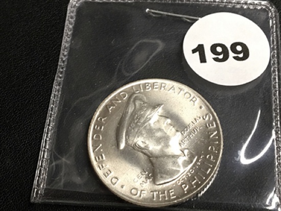 1947-S MacArthur Comm. Half Dollar BU