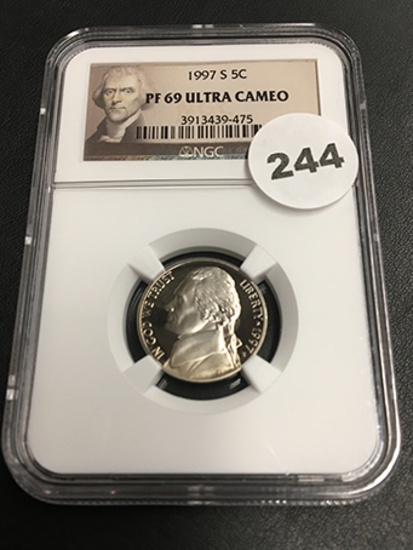 1997-S Jefferson Nickel NGC PF69 Ultra Cameo
