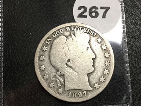 1897-O Liberty Half Dollar