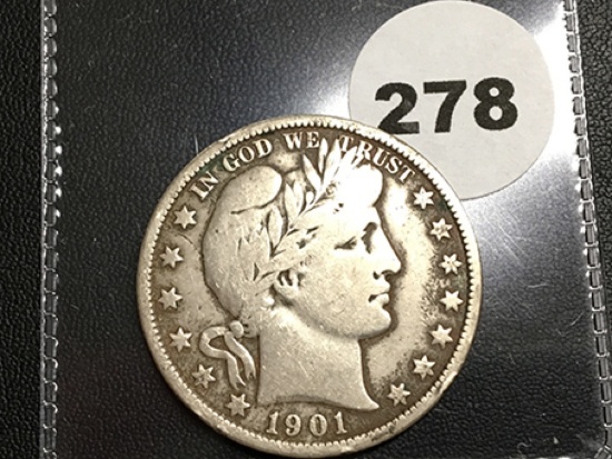 1901 Liberty Half Dollar