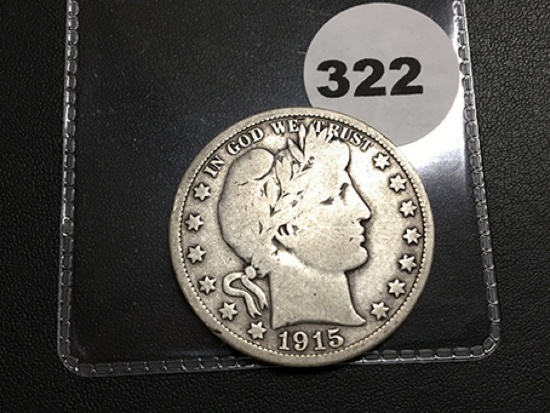 1915-D Liberty Half Dollar