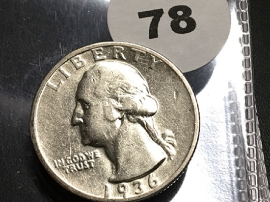 1936-D Washington Quarter, High Quality
