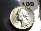 1947 Washington Quarter, High Quality