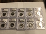 Set of 10 PCGS MS66 2013 P&D Quarters American the Beautiful