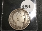 1892 Liberty Half Dollar