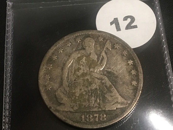 1878 Seated Half Dollar