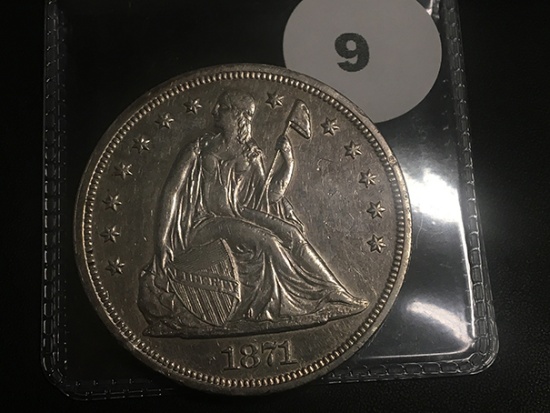 1871 Seated Dollar