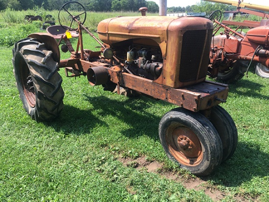 AC-WC N.F. Tractor, not running, not stuck, stored inside. S#76370