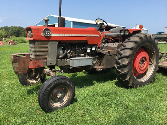 MF180 Perkins 3.9L 4cyl diesel, open station tractor, 6spd, 3pt, single hyd. outlet, 540 PTO