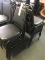Lot of 8 Black Chairs