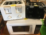 (2) 4 Slice Toasters & Microwave