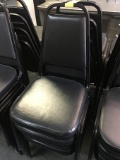 Lot of 8 Black Chairs