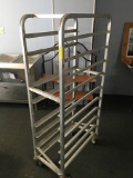15inx59in tall roll around tray rack