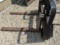 HLA Skid Steer Attachment Pallet Forks, S# 07LA05505