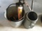 Grease Gun, Bucket, & Oil Can