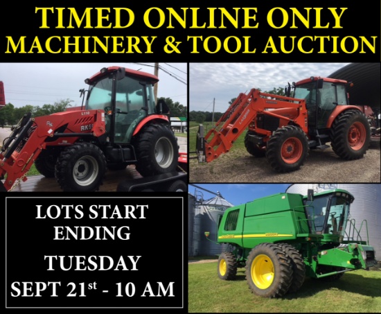 Farm Machinery & Tool Auction