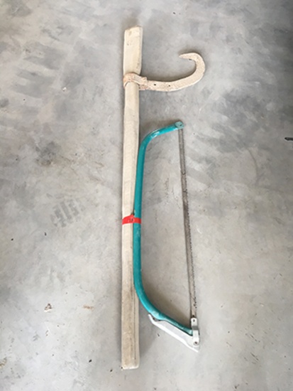 Cant Hook & Hand Saw