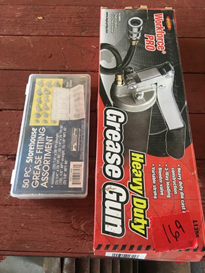 Workforce Pro Grease Gun & Grease Fittings