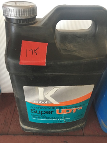 2.5 gal Kabota Trans Hydraulic Fluid, unopened