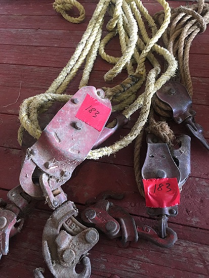 (2) Rope Fence Stretchers