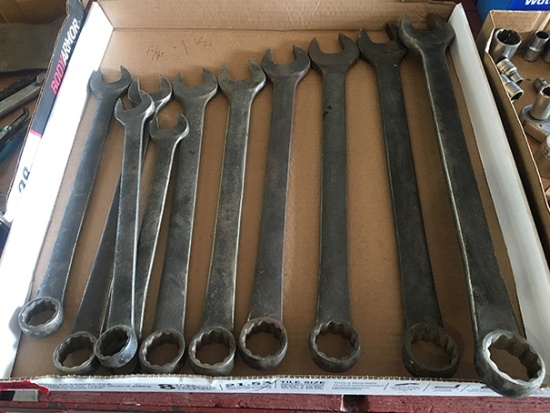 10pc 15/16 - 1 1/2in Snap On Wrench Set