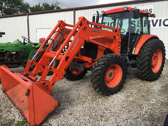 2006 Kubota M95S Dual Speed Cab Tractor, 18.4R-34 Tires, Rear weights 540 PTO