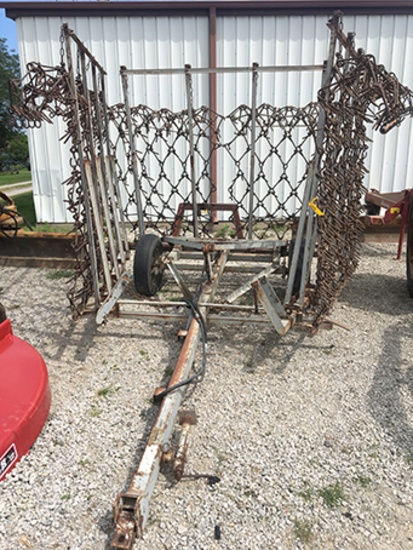 Furest 25ft Flexible Tine Harrow on Cart