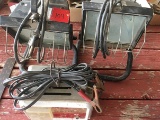 Battery Charger & 2 Shop Lights