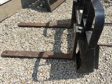 HLA Skid Steer Attachment Pallet Forks, S# 07LA05505