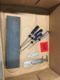 Sharpening Stone, Pick Set & Gauges
