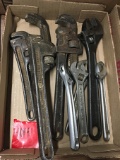 (3) Pipe & (4) Crescent Wrenches