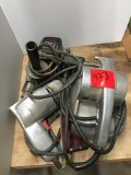 Belt Sander & 2 Drills